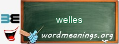 WordMeaning blackboard for welles